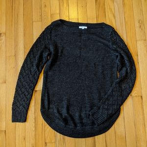 NWT Maurices boatneck sweater with sequin detail